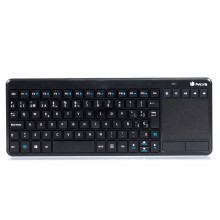 Teclado NGS TV Warrior teclado RF inalámbrico QWERTY Negro