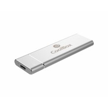 CoolBox MiniChase N31 Caja externa para unidad de estado sólido (SSD) Plata M.2