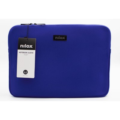 Funda para portátil de 15.6"- Nilox NXF1503, Neopreno, Azul