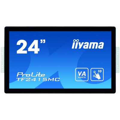 iiyama ProLite TF2415MC-B2 pantalla para PC 60,5 cm (23.8") 1920 x 1080 Pixeles Full HD VA Pantalla táctil Multi-usuario Neg