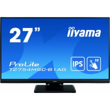 iiyama ProLite T2754MSC-B1AG pantalla para PC 68,6 cm (27") 1920 x 1080 Pixeles Full HD LED Pantalla táctil Multi-usuario Ne