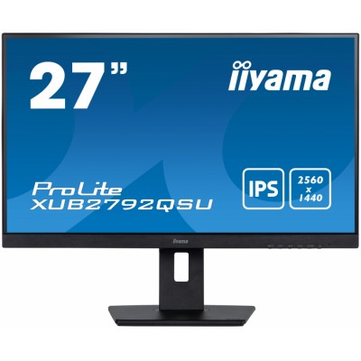 iiyama XUB2792QSU-B5 pantalla para PC 68,6 cm (27") 2560 x 1440 Pixeles Full HD LED Negro