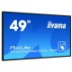 iiyama ProLite TF4939UHSC-B1AG pantalla para PC 124,5 cm (49") 3840 x 2160 Pixeles 4K Ultra HD LED Pantalla táctil Multi-usu