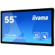 iiyama ProLite TF5539UHSC-B1AG pantalla para PC 139,7 cm (55") 3840 x 2160 Pixeles 4K Ultra HD LED Pantalla táctil Multi-usu