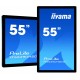 iiyama ProLite TF5539UHSC-B1AG pantalla para PC 139,7 cm (55") 3840 x 2160 Pixeles 4K Ultra HD LED Pantalla táctil Multi-usu