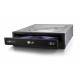 LG GH24NSB0 Interno DVD Super Multi DL Negro, Plata unidad de disco óptico
