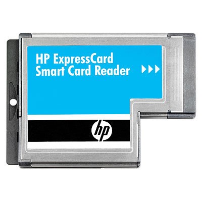 HP ExpressCard Smart Card Reader ExpressCard Metálico lector de tarjeta inteligente