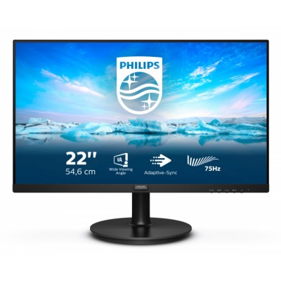 Philips V Line 222V8LA/00 pantalla para PC 54,6 cm (21.5") 1920 x 1080 Pixeles Full HD LCD Negro