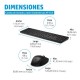 Conjunto de teclado ITALIANO y ratón inalámbricos HP 655
