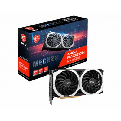 RX 6600 MECH 2X 8G tarjeta gráfica AMD Radeon RX 6600 8 GB GDDR6