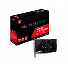 Tarjeta Gráfica Msi Radeon RX 6400 AERO ITX 4G AMD 4 GB GDDR6
