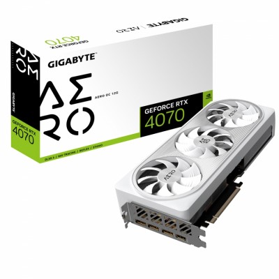 GV-N4070AERO OC-12GD tarjeta gráfica NVIDIA GeForce RTX 4070 12 GB GDDR6X