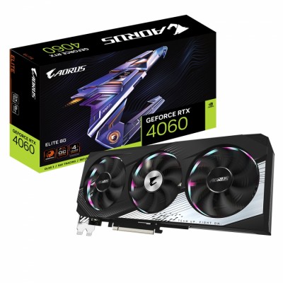 AORUS GeForce RTX 4060 ELITE 8G NVIDIA 8 GB GDDR6