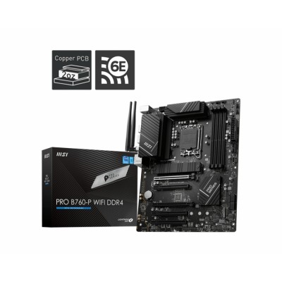 MSI PRO B760-P WIFI DDR4 placa base LGA 1700 micro ATX