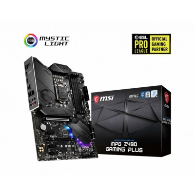 MSI MPG Z490 GAMING PLUS placa base Intel Z490 LGA 1200 (Socket H5) ATX