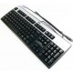 Teclado HP 434820-072 PS/2 QWERTY Español Negro, Plata teclado