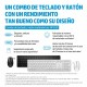 HP Combo de teclado y ratón inalámbricos 650 INGLÉS (QWERTY sin Ñ)