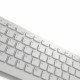 Kit Teclado y ratón DELL KM5221W-WH RF inalámbrico QWERTY Español Blanco