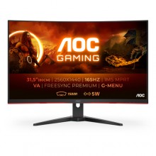 Monitor AOC G2 CQ32G2SE/BK LED 80 cm (31.5") 2560 x 1440 Pixeles 2K Ultra HD