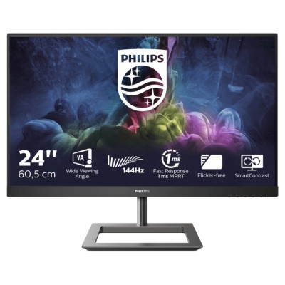 Philips E Line 242E1GAJ/00 LED display 60,5 cm (23.8") 1920 x 1080 Pixeles Full HD LCD Negro, Cromo