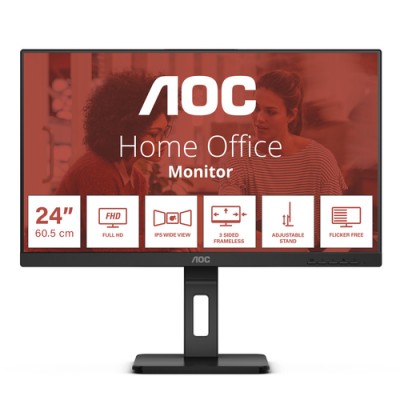 Monitor AOC E3 24E3QAF LED display 60,5 cm (23.8") 1920 x 1080 Pixeles Full HD LCD