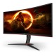 Monitor AOC G2 CU34G2X/BK LED display 86,4 cm (34") 3440 x 1440 Pixeles Quad HD