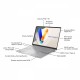 ASUS VivoBook S 14 OLED OLED M5406UA-QD053W - Ordenador Portátil 14" WUXGA (AMD Ryzen 7 8845HS, 16GB RAM, 1TB SSD, Radeon 78