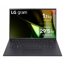 LG Gram 14Z90S Intel Core Ultra 7 155H Portátil 35,6 cm (14") Full HD 32 GB LPDDR5-SDRAM 1 TB SSD Wi-Fi 6E (802.11ax) Windows 11
