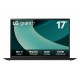 Portátil LG Gram 17Z90T Intel Core Ultra 7 255H Portátil 43,2 cm (17") WQXGA 32 GB LPDDR5x-SDRAM 1 TB SSD Wi-Fi 7 (802.11be) Win