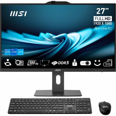 MSI Pro AP272P 14M-483ES All-in-One PC Intel® Core™ i5 i5-14400 68,6 cm (27") 1920 x 1080 Pixeles PC todo en uno 8 GB DDR5