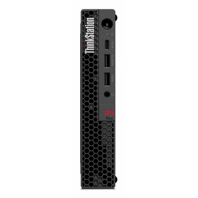 Lenovo ThinkStation P3 Tiny Intel® Core™ i7 i7-14700T 32 GB DDR5-SDRAM 1 TB SSD NVIDIA T1000 Windows 11 Pro Mini PC Puesto