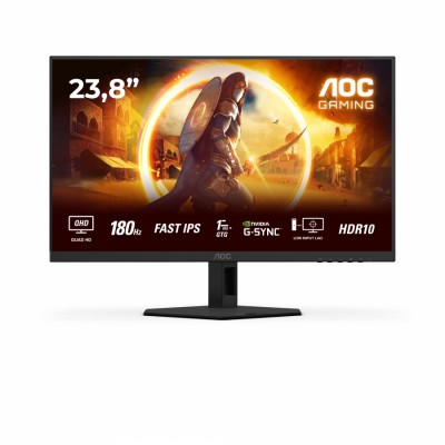 AOC G4 Q24G4RE pantalla para PC 60,5 cm (23.8") 2560 x 1440 Pixeles Quad HD LED Negro, Rojo