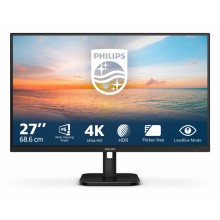 Monitor Philips 27E1N1800A/00 68,6 cm (27") 3840 x 2160 Pixeles 4K Ultra HD LED Negro