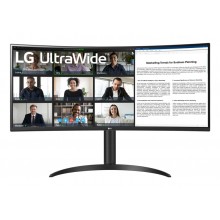 Monitor LG 34WR55QK-B 86,4 cm (34") 3440 x 1440 Pixeles Wide Quad HD Negro