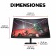 OMEN by HP Monitor gaming curvo de 31,5 pulgadas, QHD y 165 Hz - OMEN 32c