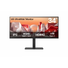 Monitor LG 34BA75QE-B 86,4 cm (34") 3440 x 1440 Pixeles Wide Quad HD LCD Negro