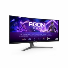 Monitor AOC AGON PRO AG346UCD 86,4 cm (34") 3440 x 1440 Pixeles Wide Quad HD QD-OLED Negro, Gris
