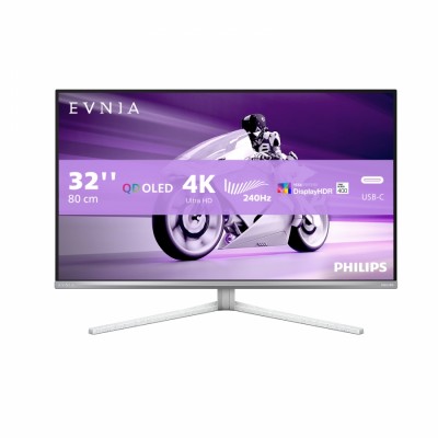 Monitor Philips Evnia 8000 32M2N8900/00 80 cm (31.5") 3840 x 2160 Pixeles 4K Ultra HD QD-OLED Blanco