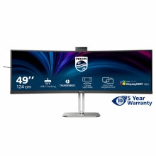 Monitor Philips 49B2U6903CH/00 124,5 cm (49") 5120 x 1440 Pixeles Dual QHD LCD Gris