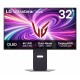 Monitor LG 32GS95UV-B 81,3 cm (32") 3840 x 2160 Pixeles 4K Ultra HD OLED Negro