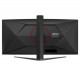 AOC G4 CU34G4 pantalla para PC 86,4 cm (34") 3440 x 1440 Pixeles Wide Quad HD LED Negro, Rojo