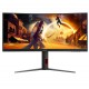 AOC G4 CU34G4Z pantalla para PC 86,4 cm (34") 3440 x 1440 Pixeles Wide Quad HD LED Negro, Rojo