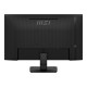 MSI PRO MP271A E2 pantalla para PC 68,6 cm (27") 1920 x 1080 Pixeles Full HD LCD Negro