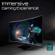 GIGABYTE GS32QCA 31.5" Monitor Curvo para Gaming QHD - 2560 x 1440, 180Hz, 1ms, 250 cd/m², FreeSync, HDR Ready, HDMI 2.0, Di