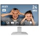 Monitor MSI Pro MP2412W 60,5 cm (23.8") 1920 x 1080 Pixeles Full HD LCD Blanco