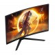 Monitor AOC G4 CQ32G4VE 81,3 cm (32") 2560 x 1440 Pixeles Quad HD LCD Negro, Gris