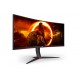 Monitor AOC G2 CU34G2XP 86,4 cm (34") 3440 x 1440 Pixeles UltraWide Quad HD LED Negro
