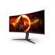 Monitor AOC G2 CU34G2XP 86,4 cm (34") 3440 x 1440 Pixeles UltraWide Quad HD LED Negro