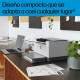 HP LaserJet M207dw Inalámbrico Blanco y negro Impresora, A doble cara
