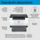 HP LaserJet M207dw Inalámbrico Blanco y negro Impresora, A doble cara